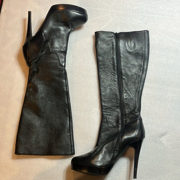 Black Aldo leather boots bought in 2007 - Picture 2 of 7